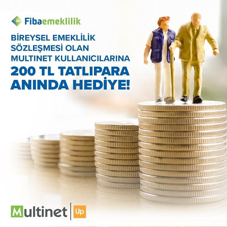 Multinet Up ve Fibaemeklilik iş birliğiyle bireysel emeklilik başlatanlar kazanıyor