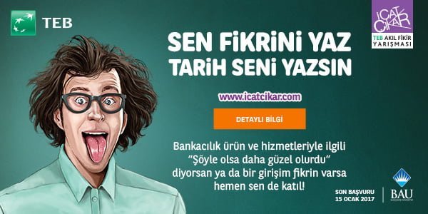 TEB Akıl Fikir Yarışması’na başvurular için son 2 hafta!