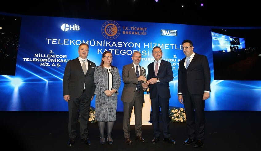 Millenicom, hizmet ihracatı alanında en iyi üç şirketten biri oldu. Millenicom, hizmet ihracatı alanında en iyi üç şirketten biri oldu.