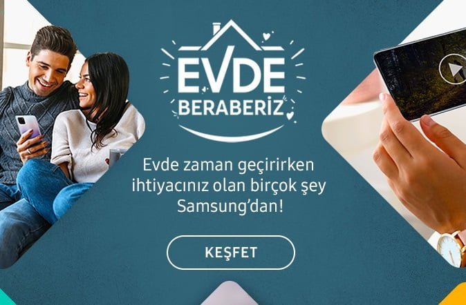 Samsung’tan Evde Keyifli Zaman Geçirmeniz İçin Keyifli Kampanya.