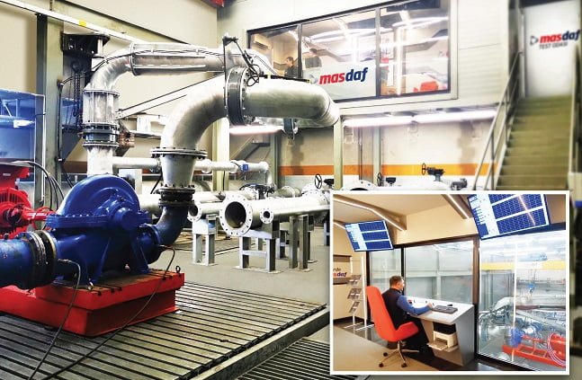 Masdaf’ın Yüksek Teknoloji “Pompa Test Standı” Faaliyete Geçti.