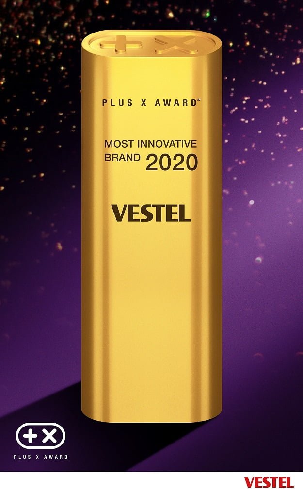 Plus X Award ‘En Yenilikçi Marka Ödülü’ Vestel’in.