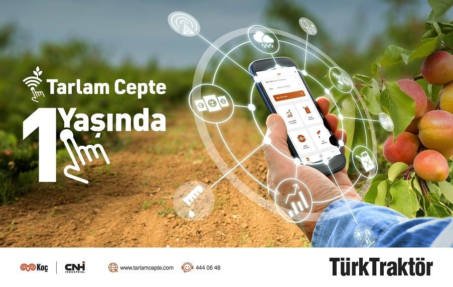 “Tarlam Cepte” Uygulamasından 20 bin Çiftçi Yararlanıyor.