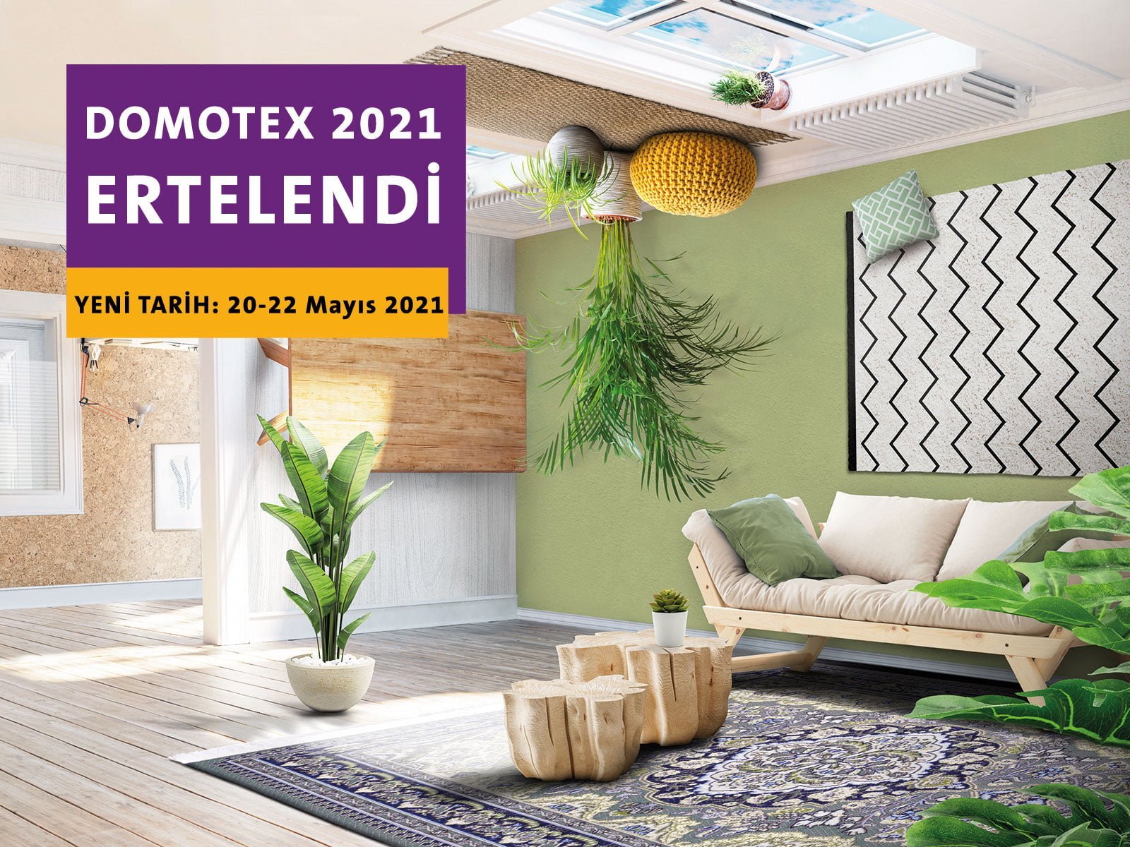 DOMOTEX 2021 Ertelendi!