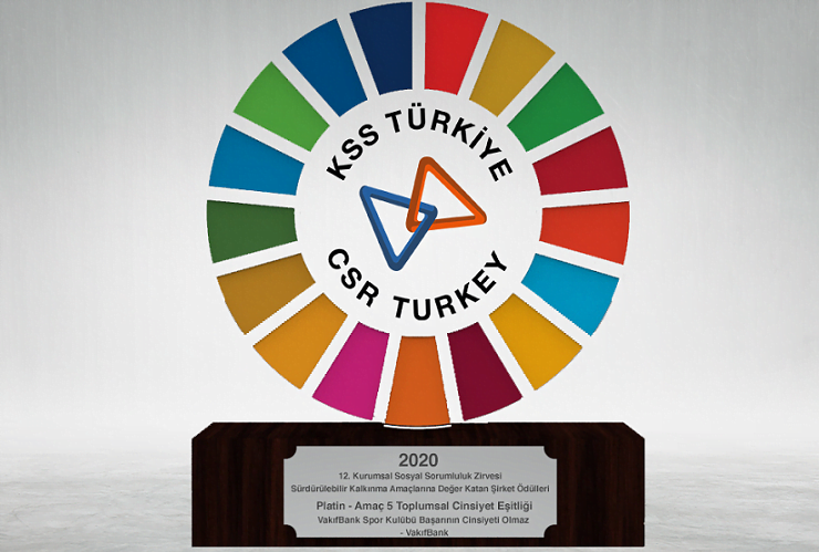 VakıfBank'a KSS ödüllerinden Platin Ödül