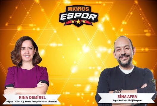 Migros ve Espor Kulüpler Birliği Gençler için 2021’de de Birlikte