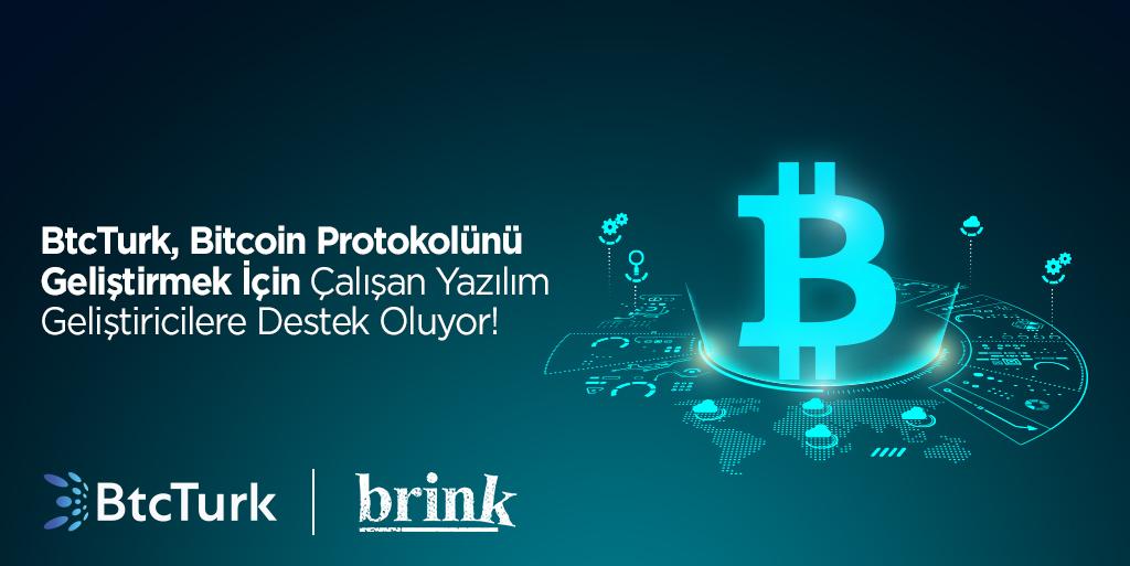 BtcTurk’ten, Bitcoin Geliştirme Platformu Brink’e 210 Bin Dolarlık Fon
