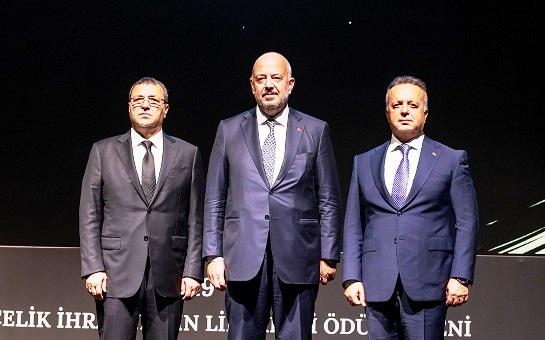 Çelik sektörü ihracatçısını ödüllendirdi