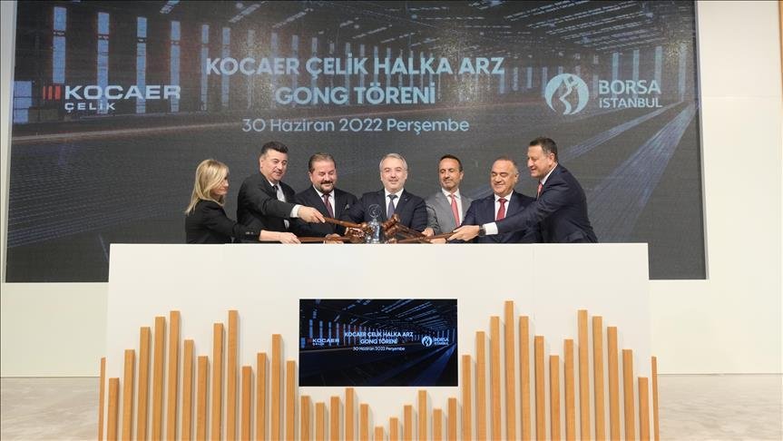 Borsa İstanbul’da gong Kocaer Çelik için çaldı