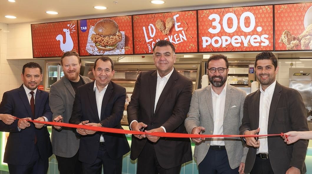 Türkiye’deki 300. Popeyes restoranı açıldı