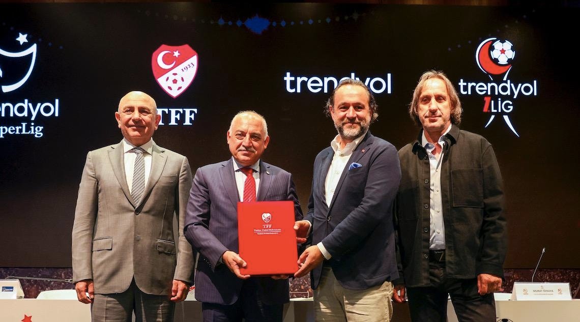 Süper Lig ve 1. Lig’in yeni ismi ‘Trendyol’ oldu