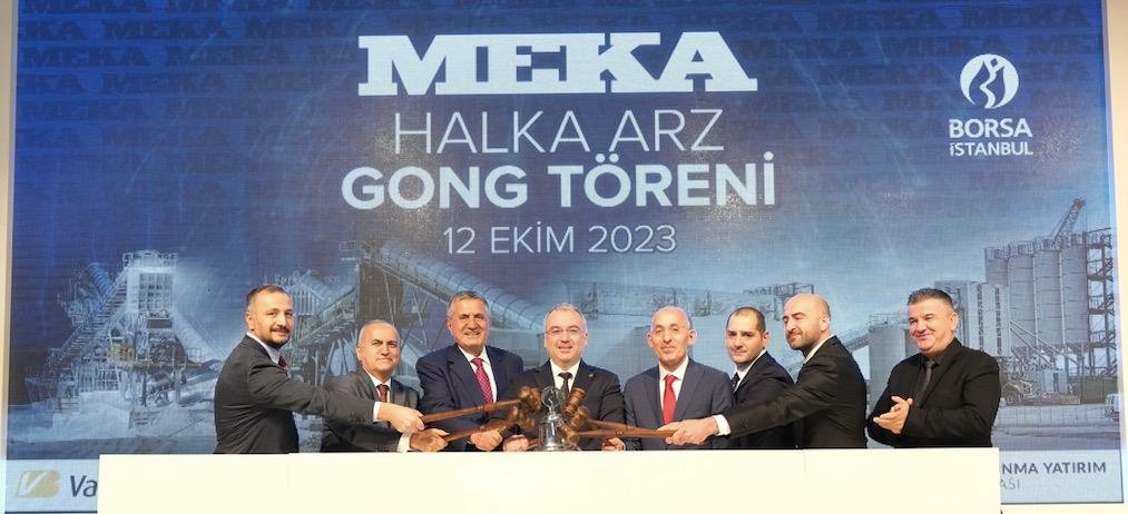 Borsa İstanbul’da gong MEKA için çaldı