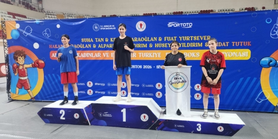 Tanfer Spor Kulübü’nün 12 yaşındaki şampiyonu Ilgın Çevik, üst üste ikinci kez Türkiye şampiyonu oldu